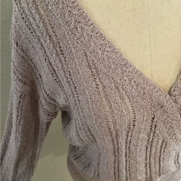 Women's Astr Lavender Knit Sweater Sz XS - Picture 5 of 6